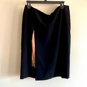 Vintage Jean Paul Gaultier Black Mini Skirt NWT size 12